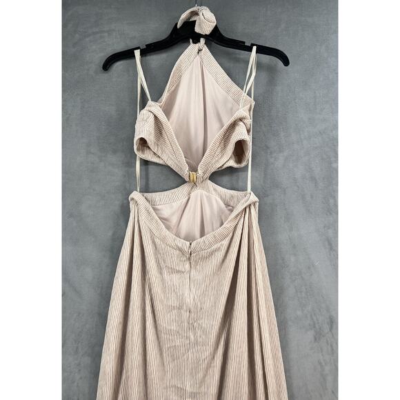 Rumer Cassidy Maxi Dress in Nude Size Large Stretchy - Picture 7 of 13